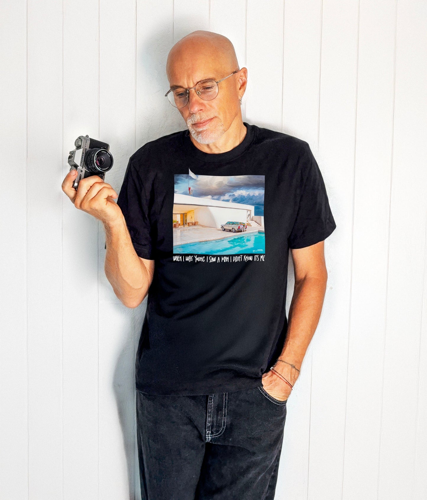 Happy365 Marškinėliai When I was young I Saw A Man I Didn't Know It's Me