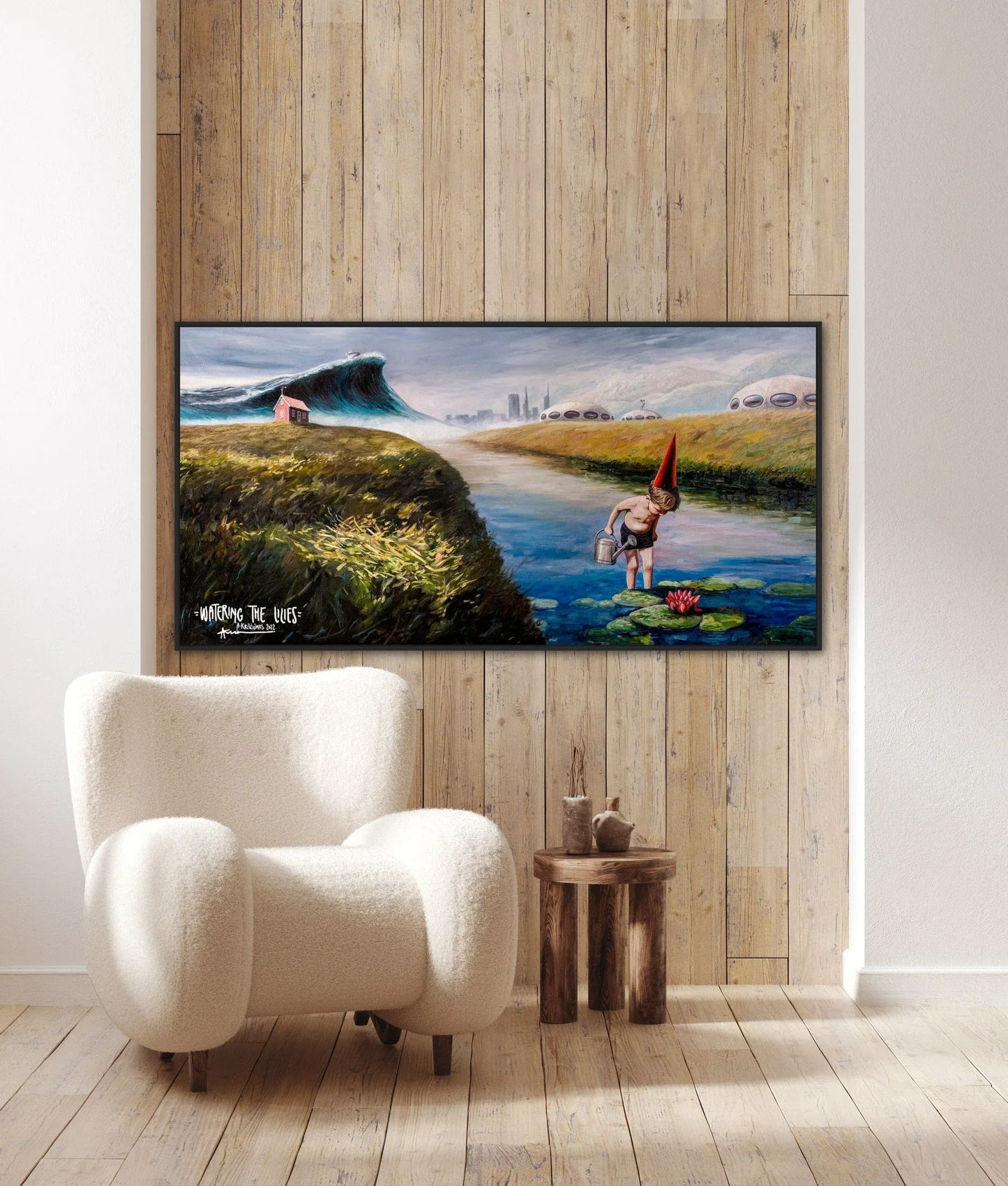 Happy365 Paveikslas “Watering the Lilies"