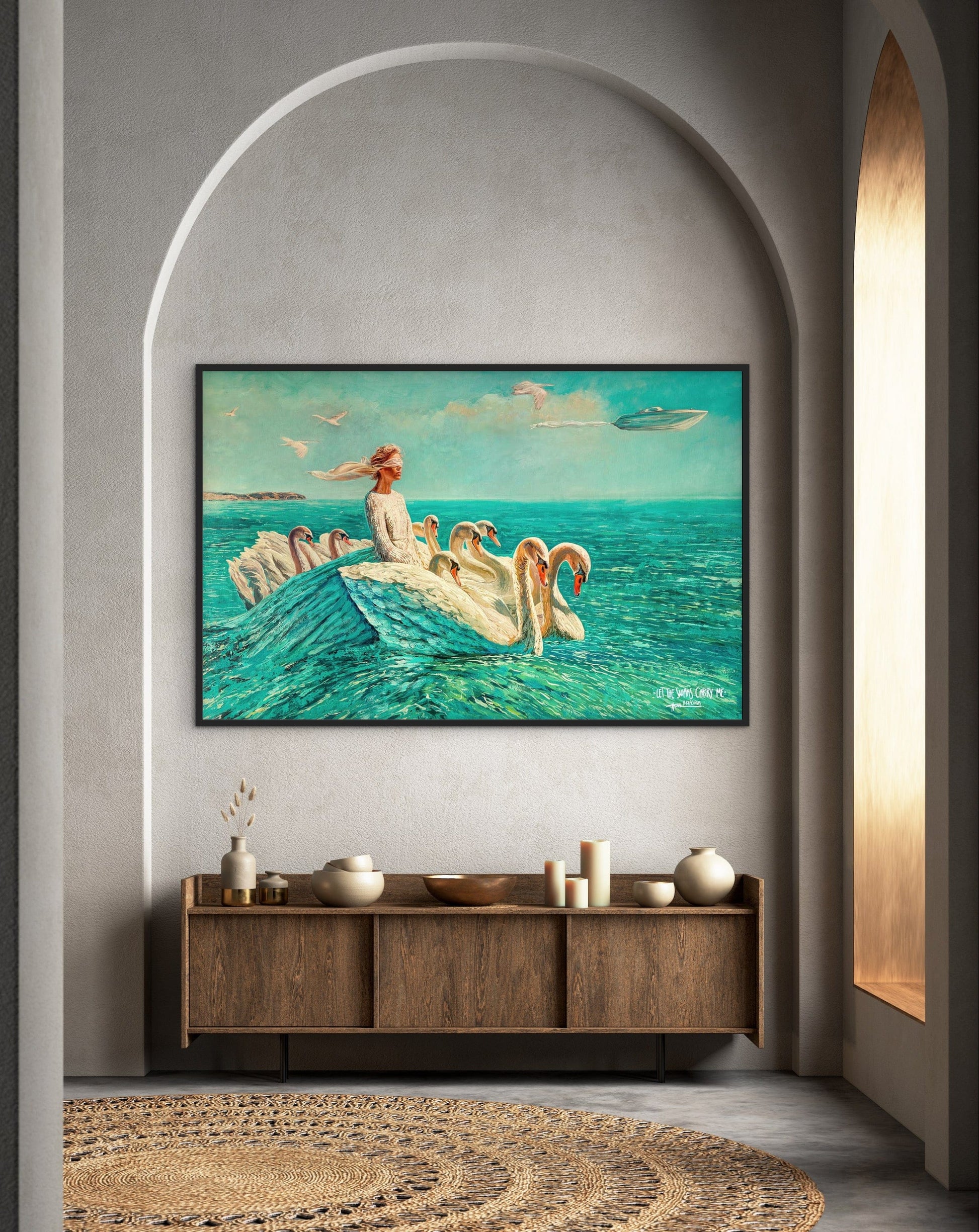 Happy365 Paveikslas “Let The Swans Carry Me"
