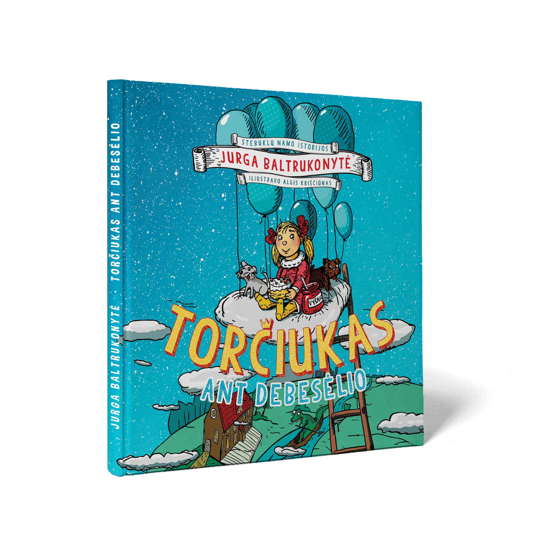 Happy365 Užrašinė "Torčiukas ant debesėlio ” vaikams nuo 5 m.