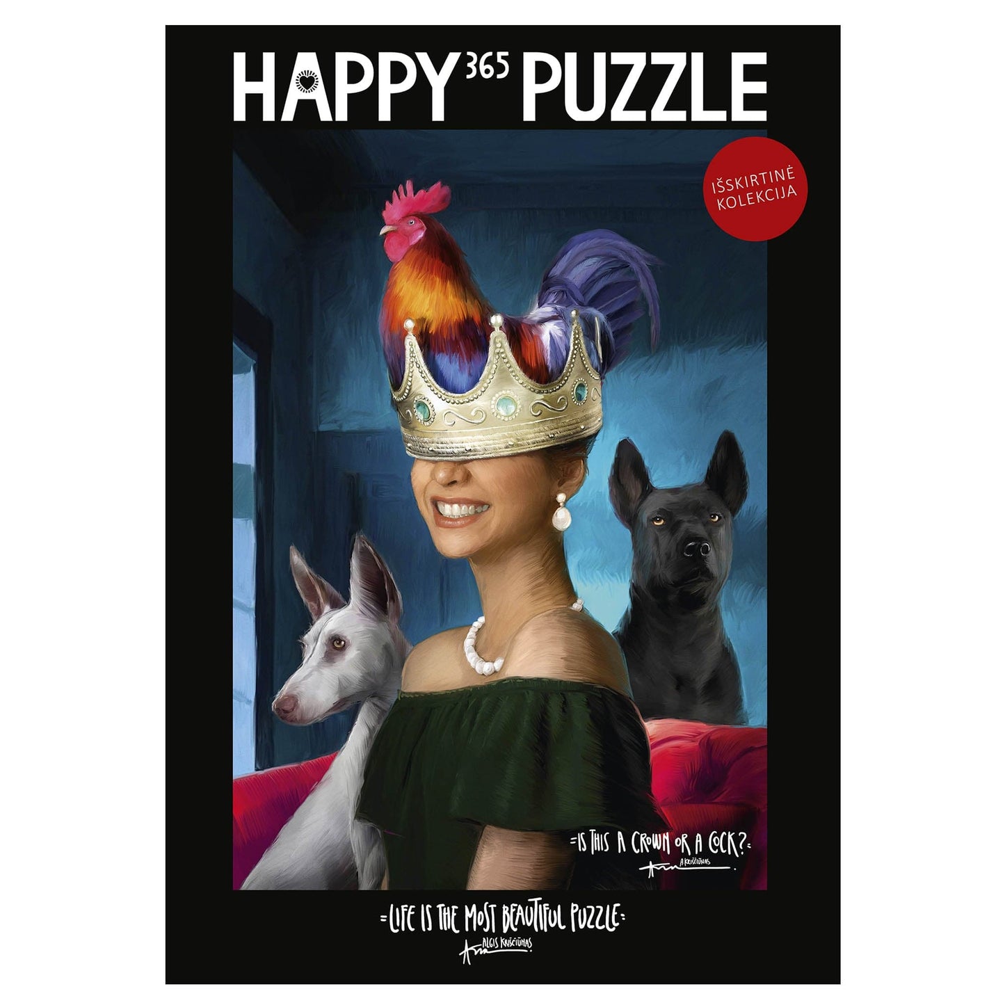 Happy365 Dėlionė Dėlionė „Is This A Crown Or A Cock“